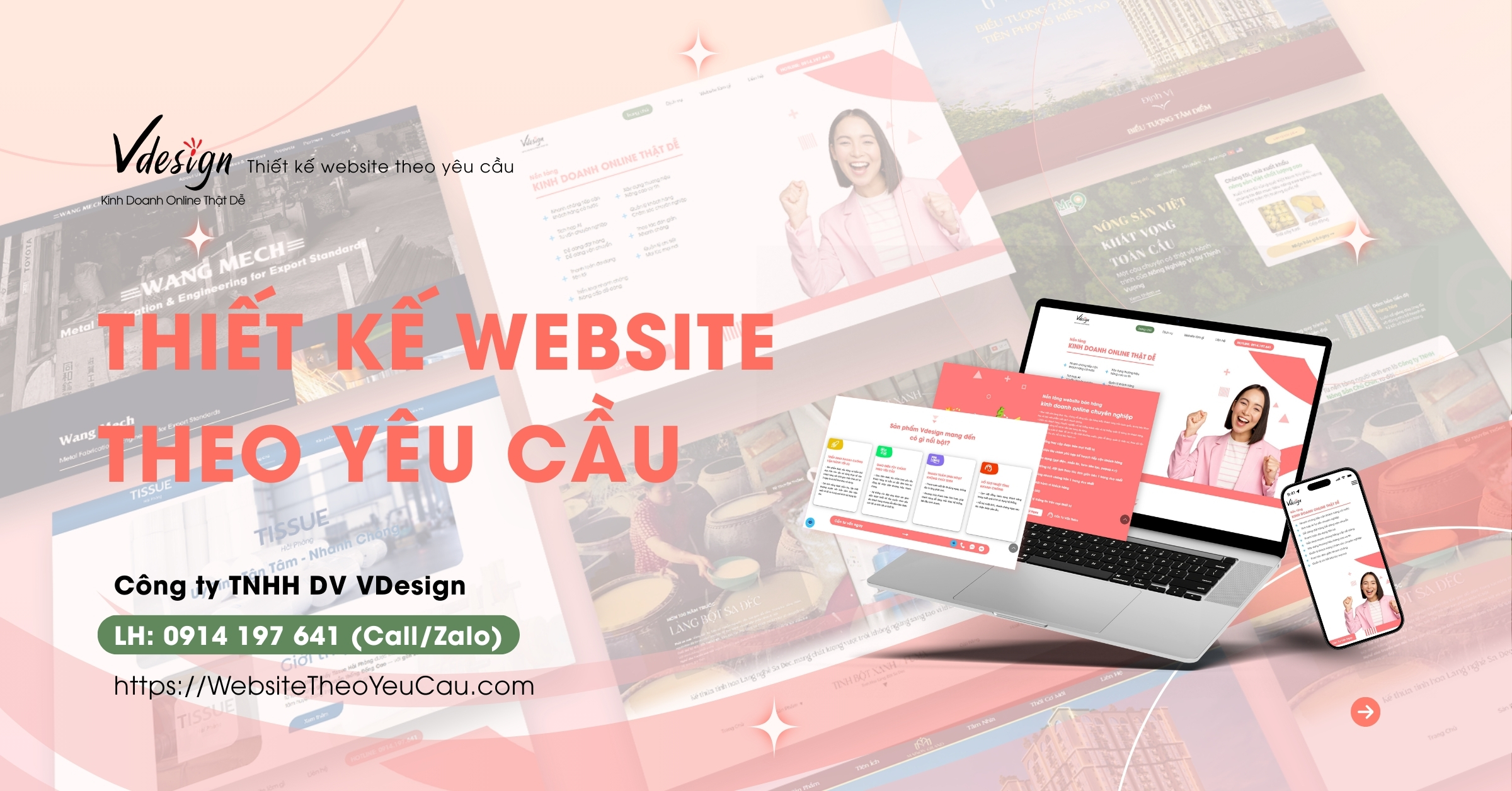 Thiết Kế Website Theo Yêu Cầu | Công ty VDesign