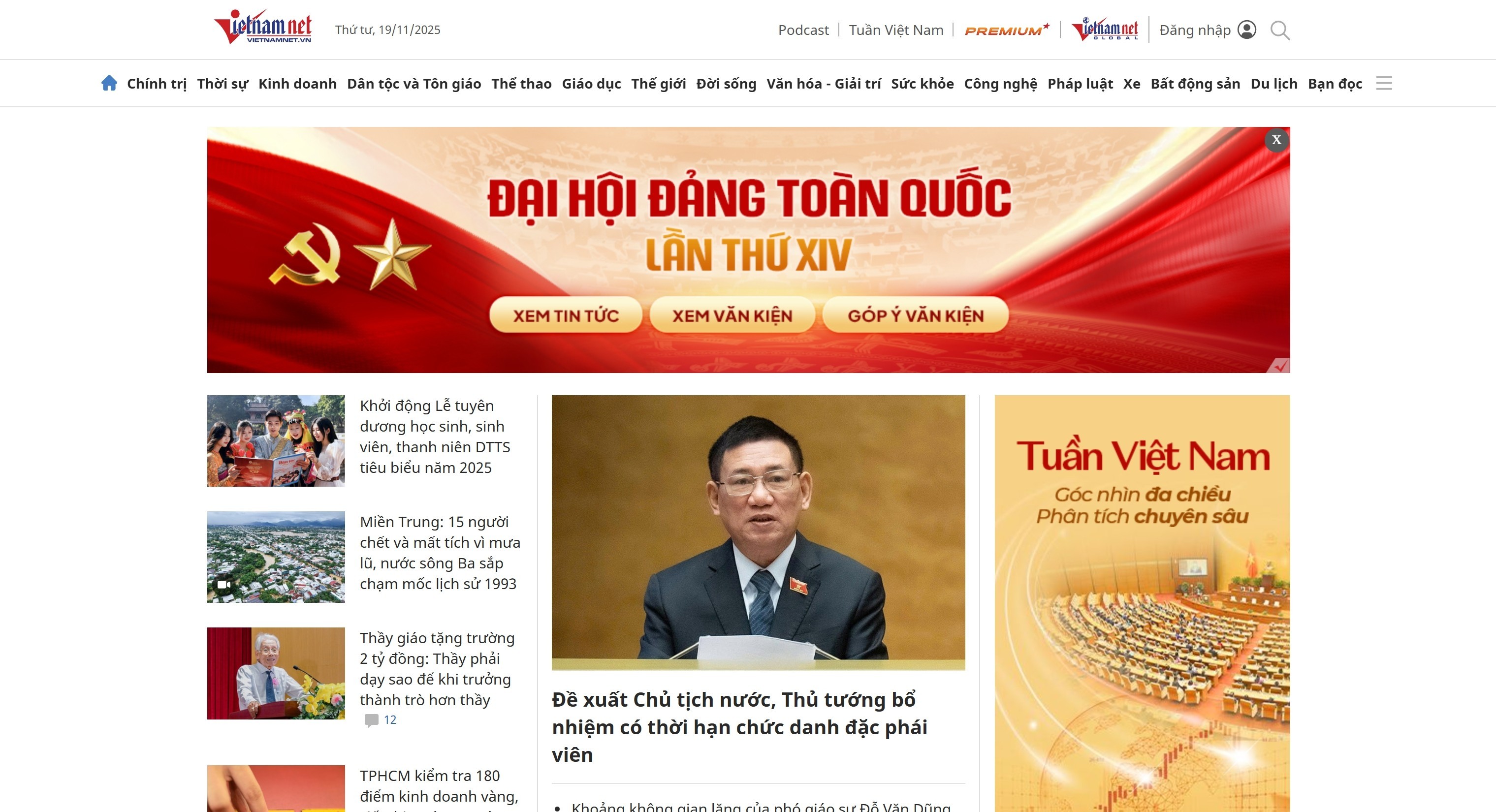 Website tin tức - cập nhật thời sự, kinh tế, đời sống và hàng loạt chuyên mục theo thời gian thực.