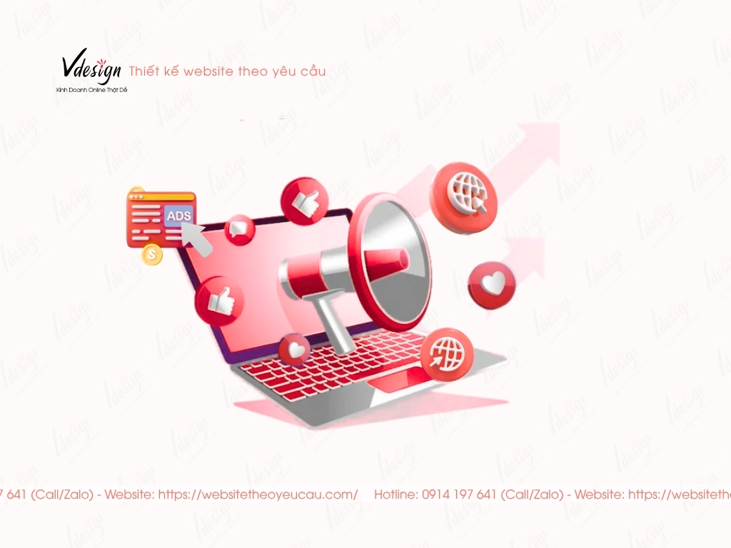 Landing Page dùng domain riêng giúp tăng độ tin cậy và hiệu quả quảng cáo.