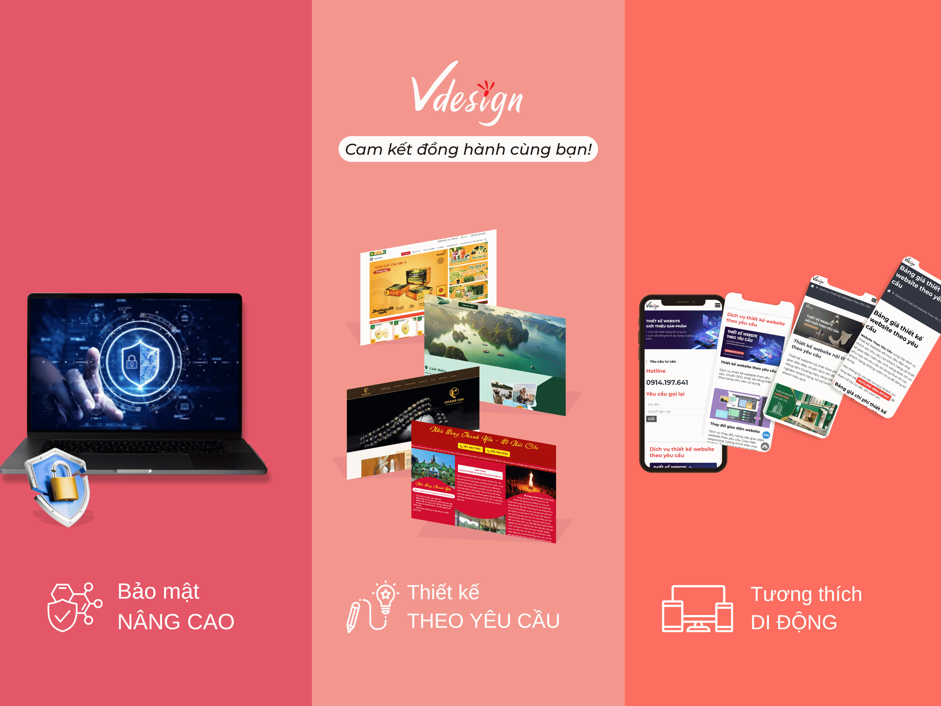 VDesign – Đối tác thiết kế website theo yêu cầu, giúp doanh nghiệp sở hữu nền tảng bán hàng đa kênh mạnh mẽ, bảo mật và tối ưu trải nghiệm người dùng.