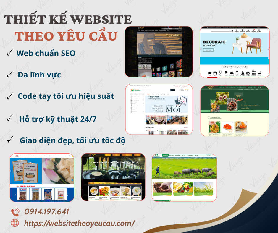 Công ty Thiết kế Website theo yêu cầu VDesign