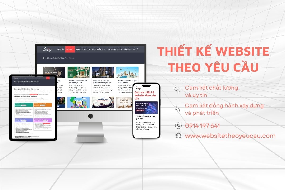 DV Thiết kế Website Theo Yêu Cầu VDesign