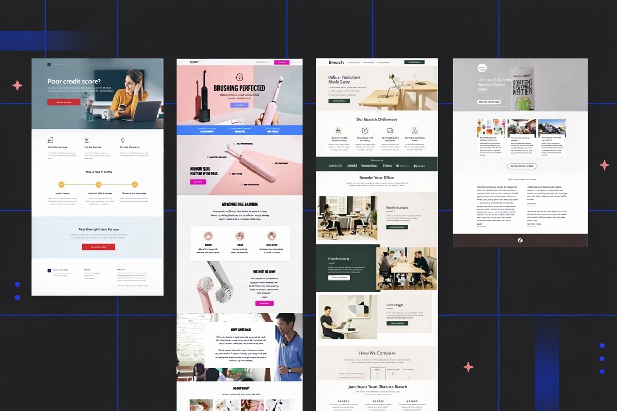 Với nhiều mẫu theo từng ngành, template landing page cho phép triển khai linh hoạt và test thị trường hiệu quả.