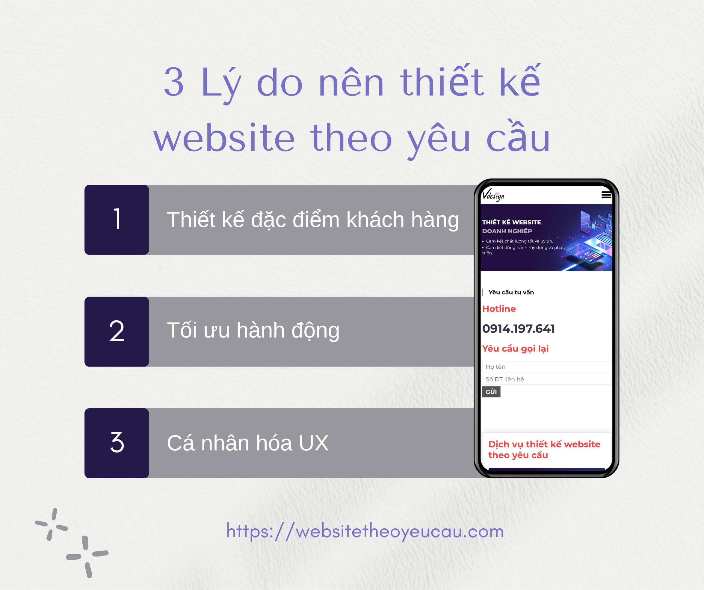 lý do nên thiết kế website theo yêu cầu