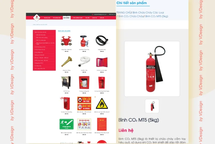 Dự Án Website PCCC METALER FIRE