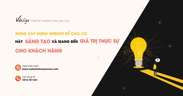 Ý Tưởng Website Đột Phá – Giải Pháp Thiết Kế Sáng Tạo, Khác Biệt | Công ty VDesign