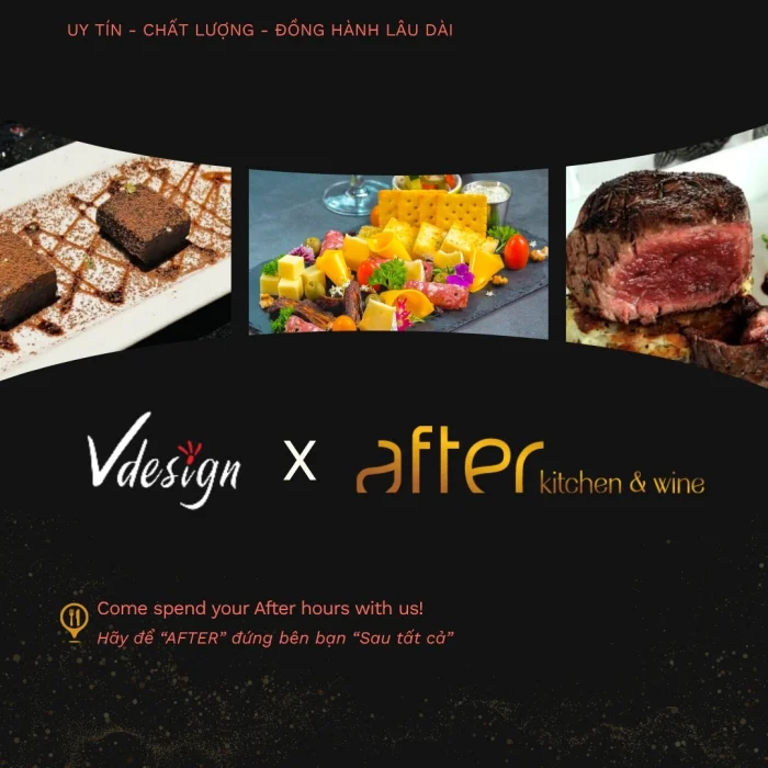 Dự Án Website After Kitchen & Wine Restaurant